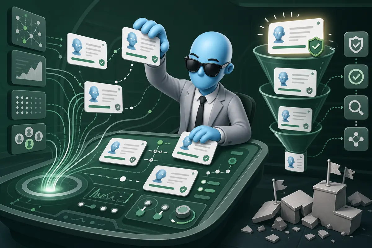 Une intelligence artificielle compare plusieurs entreprises selon la pertinence de leur offre et la fiabilité de leurs informations