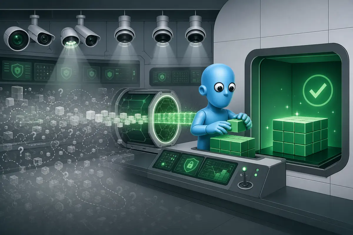 Modèle d’IA résolvant une tâche tandis que sa chaîne de pensée disparaît sous l’effet de la surveillance
